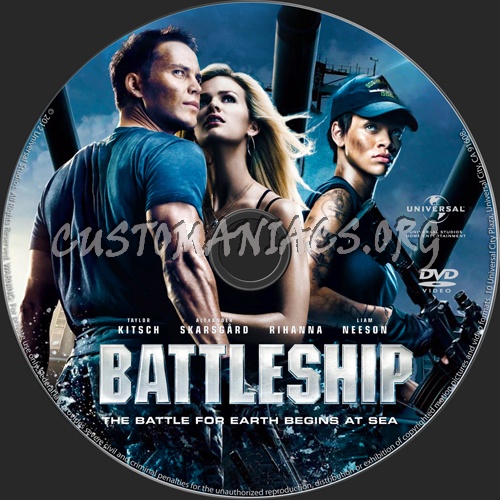 Battleship dvd label