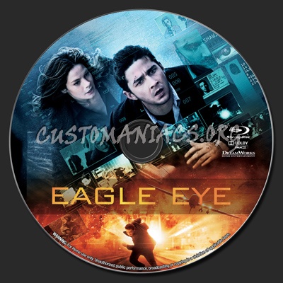 Eagle Eye blu-ray label