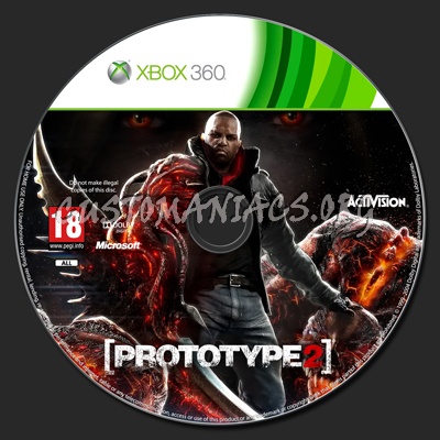 Prototype 2 dvd label