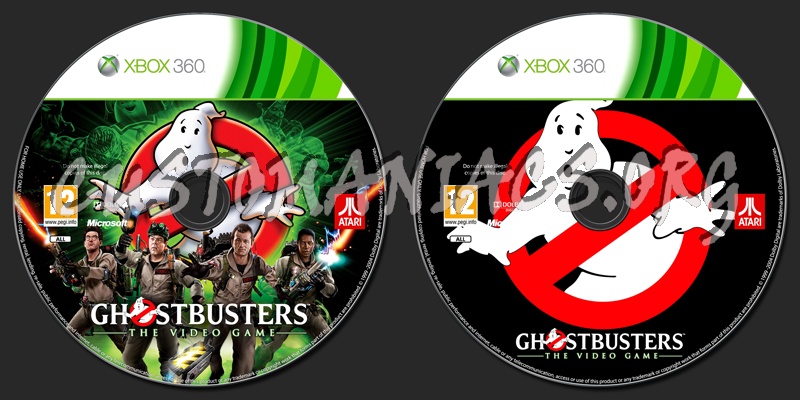 Ghostbusters The Video Game dvd label