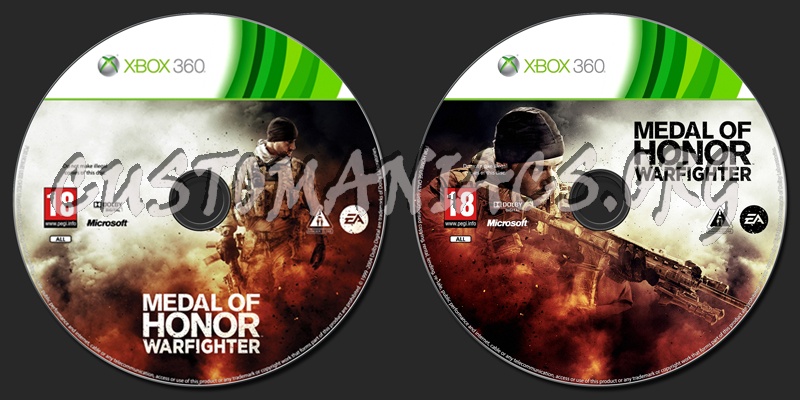 Medal Of Honor Warfighter dvd label