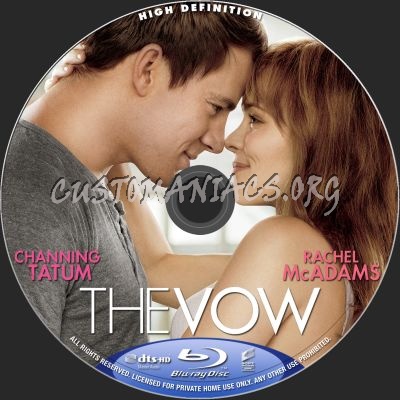 The Vow blu-ray label