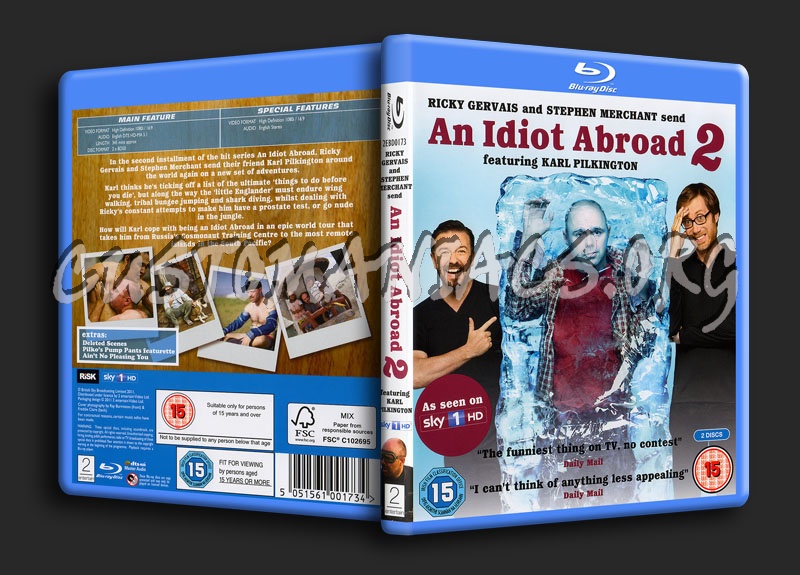 An Idiot Abroad Series 2 blu-ray cover - DVD Covers & Labels by ...