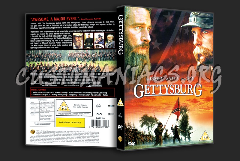 Gettysburg dvd cover