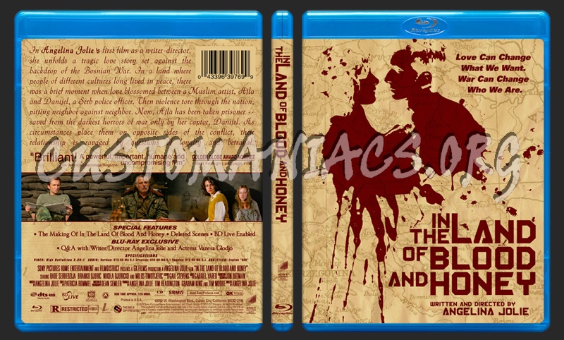 In The Land Of Blood And Honey blu-ray cover