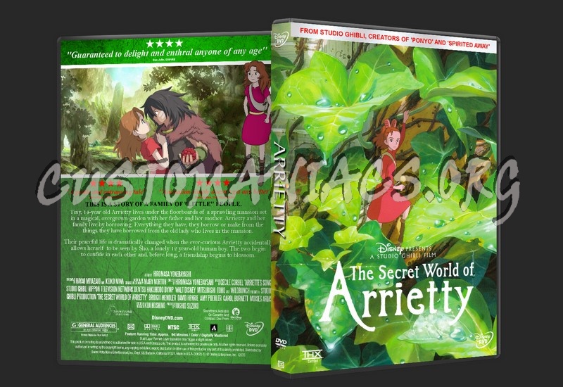 The Secret World of Arrietty dvd cover