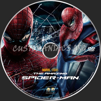 The Amazing Spider-Man dvd label