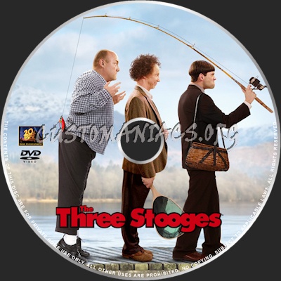 The Three Stooges dvd label