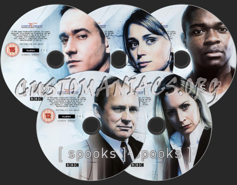 Spooks Season 2 dvd label