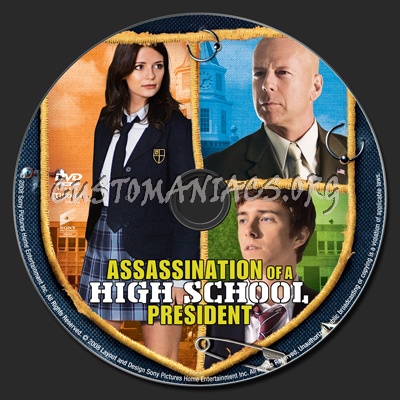 Assassination Of A High School President dvd label