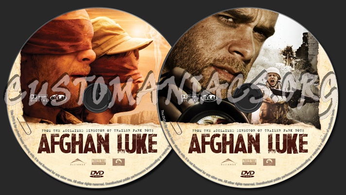 Afghan Luke dvd label