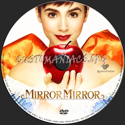 Mirror Mirror dvd label