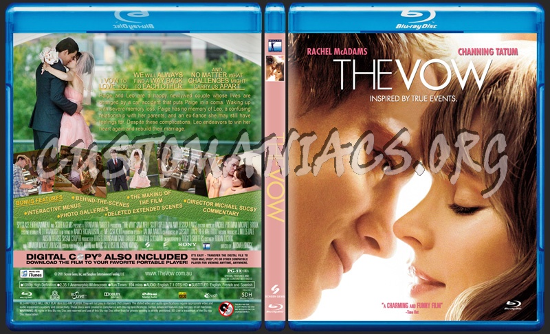 The Vow blu-ray cover