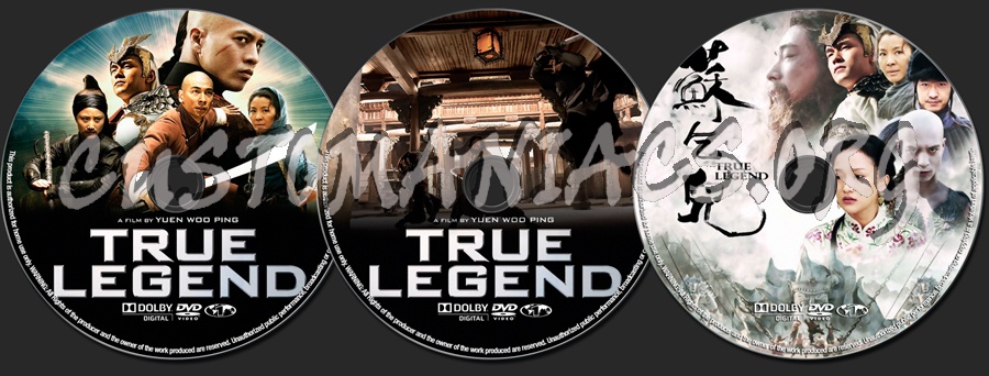 True Legend dvd label