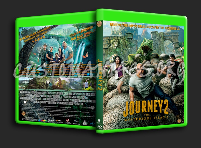 Journey 2 The Mysterious Island blu-ray cover