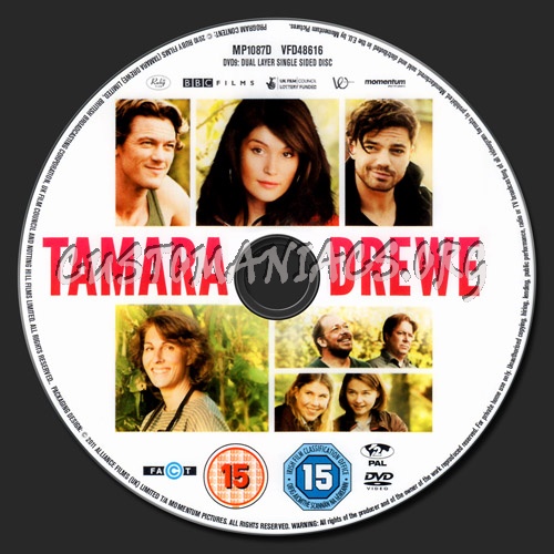 Tamara Drewe dvd label