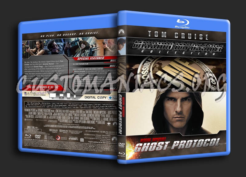 Mission Impossible Collection - Mission: Impossible Ghost Protocol (3-Disc Edition) blu-ray cover