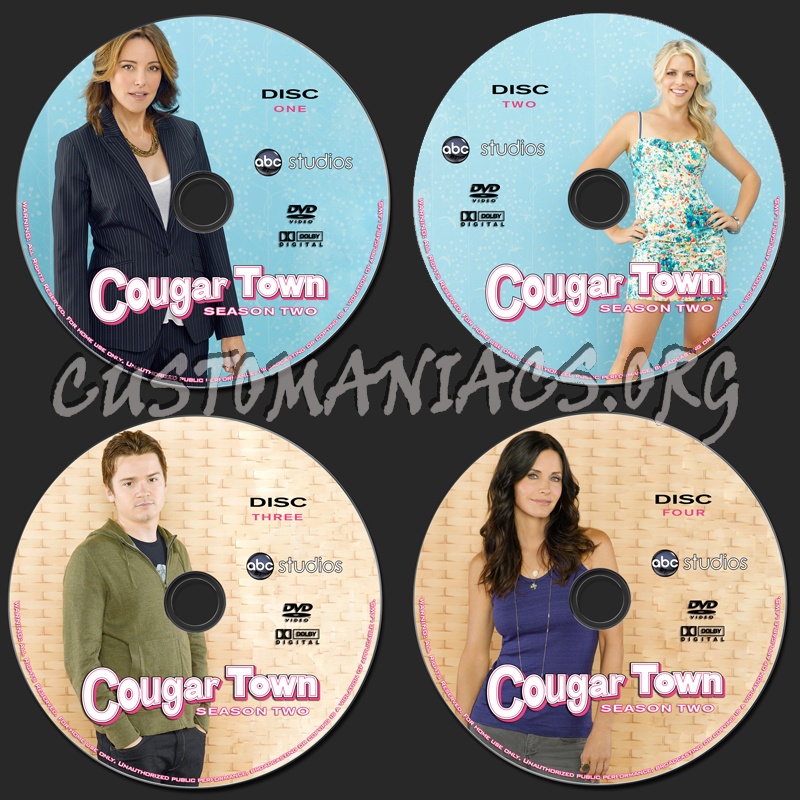 Cougar Town - Season 2 dvd label