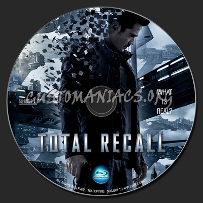 Total Recall (2012) blu-ray label