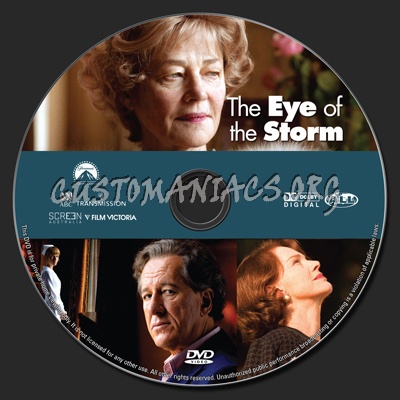 The Eye Of The Storm dvd label