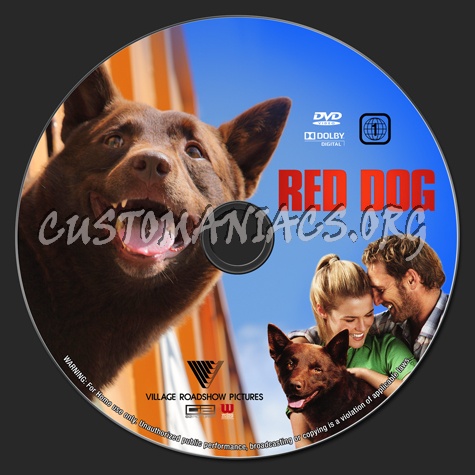 Red Dog dvd label