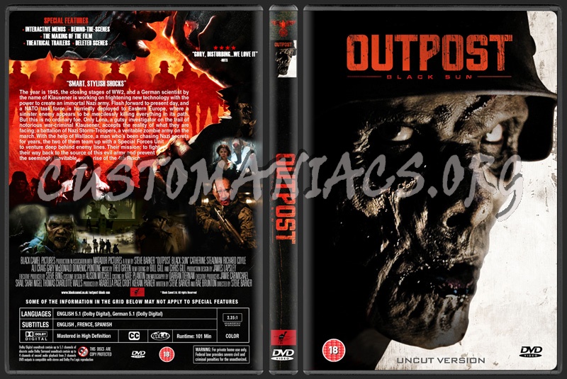 Outpost: Black Sun dvd cover