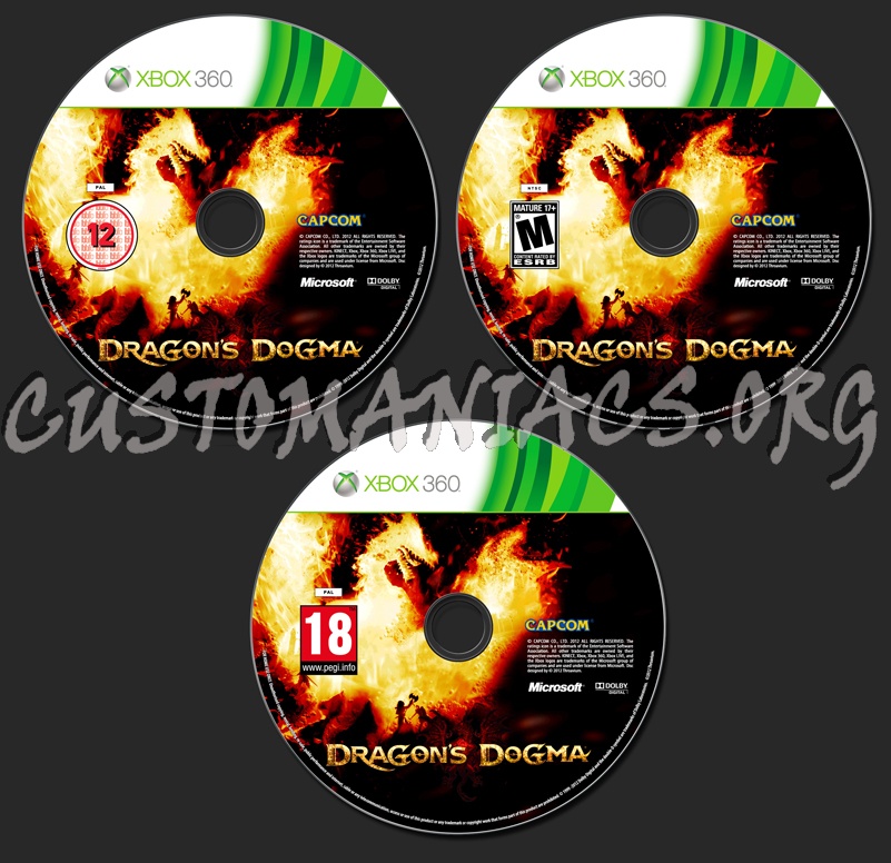 Dragon's Dogma dvd label