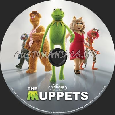 The Muppets blu-ray label