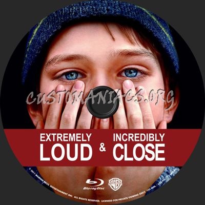 Extremely Loud & Incredibly Close blu-ray label