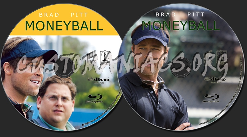 Moneyball blu-ray label