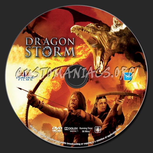 Dragon Storm dvd label