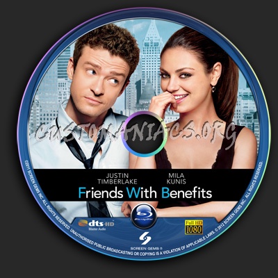 Friends With Benefits blu-ray label