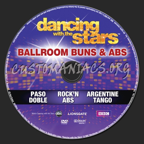 Dancing With the Stars Ballroom Buns & Abs dvd label