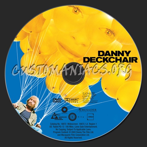 Danny Deckchair dvd label