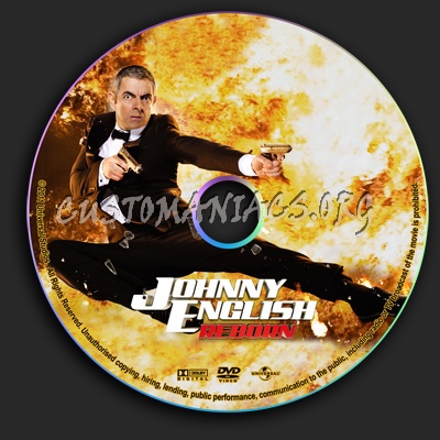 Johnny English Reborn dvd label