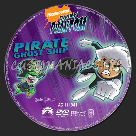 Danny Phantom: Pirate Ghost Ship dvd label