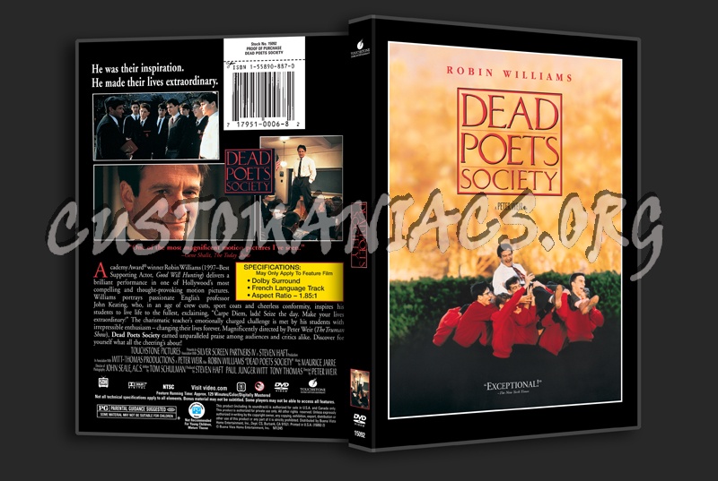 Dead Poets Society dvd cover