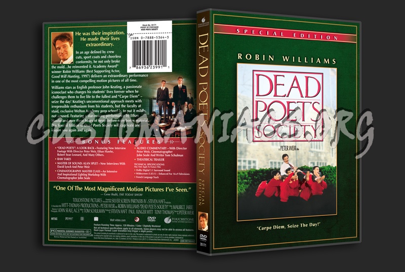 Dead Poets Society dvd cover