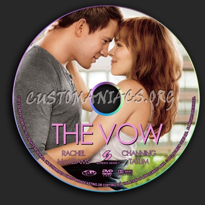 The Vow dvd label