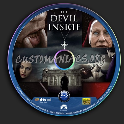 The Devil Inside blu-ray label