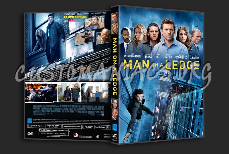 Man On A Ledge dvd cover