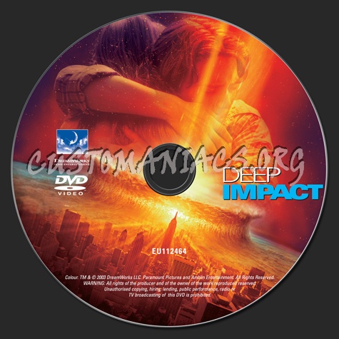 Deep Impact dvd label