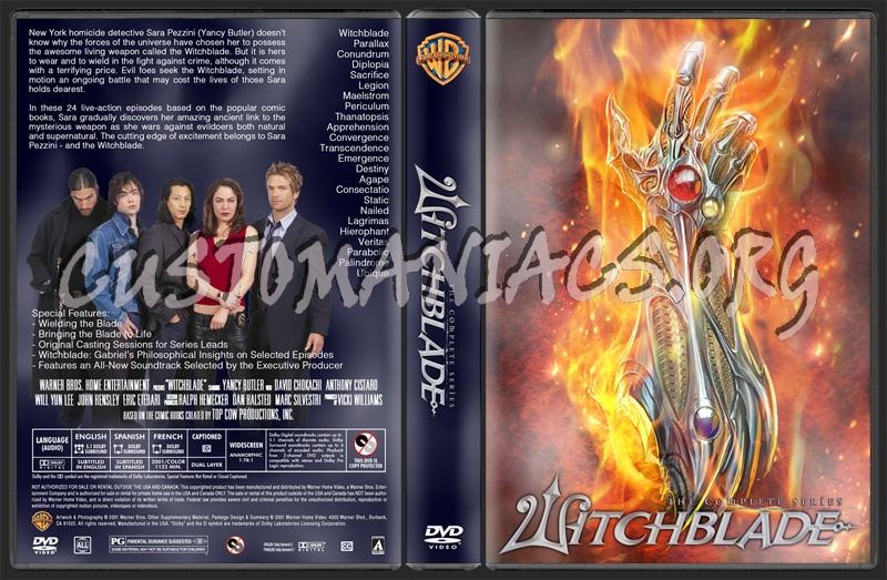 Witchblade - The Complete Series dvd cover