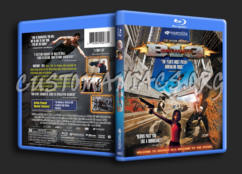 District B13 blu-ray cover