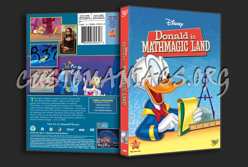 Donald in Mathmagic Land dvd cover