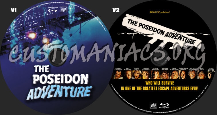 The Poseidon Adventure blu-ray label