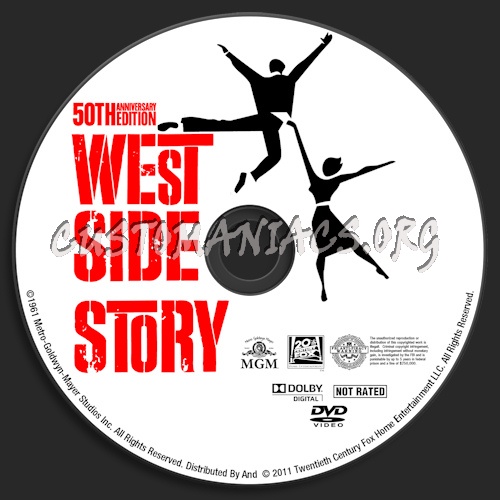 West Side Story dvd label