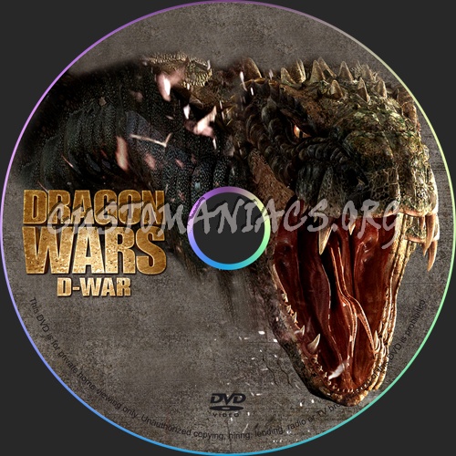 D - War / Dragon Wars dvd label