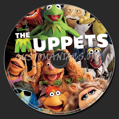 The Muppets dvd label