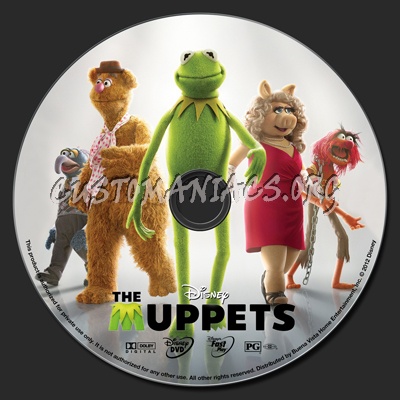 The Muppets dvd label